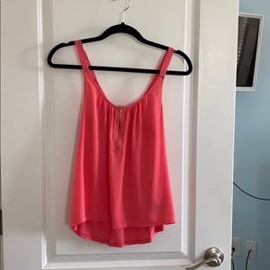 Coral pink top